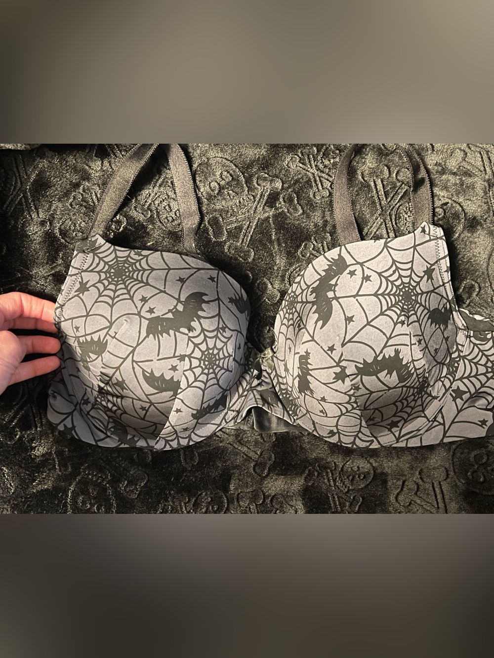 Bat and Spiderweb Torrid Curve bra